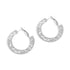 Silver Delicate Design Hoop Earrings